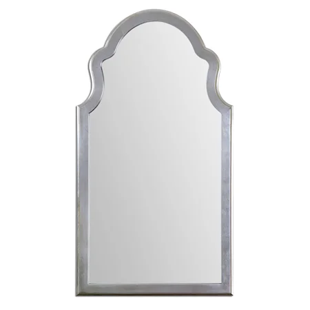 Brayden Arched Silver Mirror